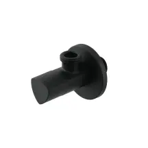 Кран приладовий кутовий Raftec Relo Black 1/2" VKB80101