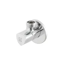 Кран приладовий кутовий Raftec Relo Silver mini 1/2" VKM80101