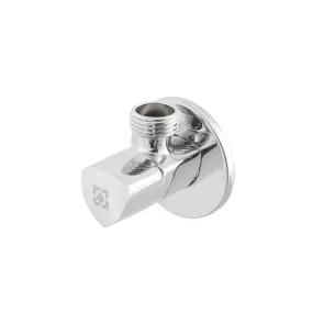 Кран приладовий кутовий Raftec Relo Silver mini 1/2" VKM80101 №1