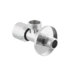 Кран приладовий кутовий Raftec Silver ABS handle mini 1/2"x3/4" VMI0102 №4