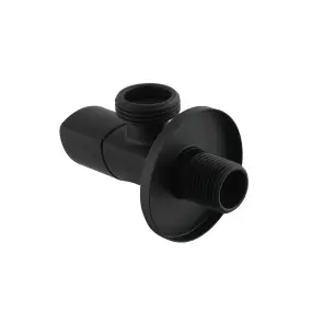 Кран приладовий кутовий Raftec Relo Black 1/2"x3/4" VKB80102 №3