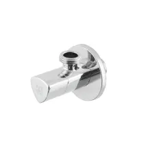 Кран приладовий кутовий Raftec Relo Silver 1/2" VKE80101