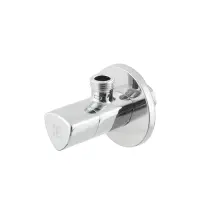 Кран приладовий кутовий Raftec Relo Silver 1/2"х3/8" VKE801005N