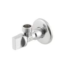 Кран приборный угловой Raftec Relo Silver 1/2" KH0101