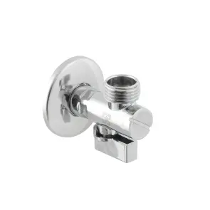 Кран приладовий кутовий з фільтром Raftec Silver 1/2" KFH0101 №2