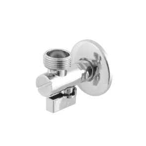 Кран приборный угловой с фильтром Raftec Silver 1/2"x3/4" KFH0102 №1