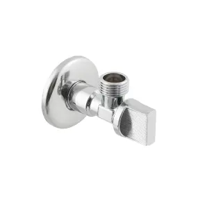 Кран приладовий кутовий Raftec Relo Silver 1/2"x3/4" KH0102 №2