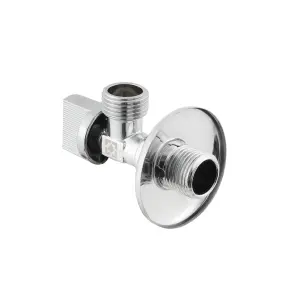 Кран приладовий кутовий Raftec Relo Silver 1/2"x3/4" KH0102 №4