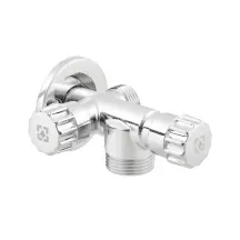 Кран приборный вентильный Raftec Silver 1/2"х 1/2"х3/4" VBE010102