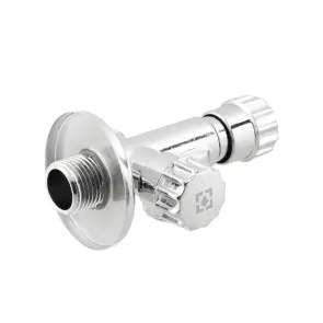 Кран приладовий вентильний Raftec Silver 1/2"х 1/2"х3/4" VBE010102 №2