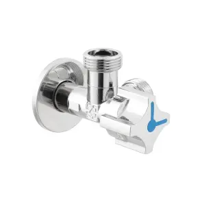 Кран приборный шаровой Raftec 1/2"x3/4"x3/4" VDRVC0101 №2