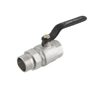 Кран кульовий з американкою Raftec BLACK PN20 ВН 1 1/2" DRBS5 №1