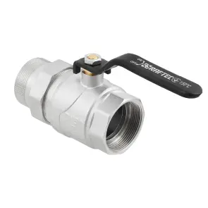 Кран кульовий з американкою Raftec BLACK PN20 ВН 2" DRBS6 №4