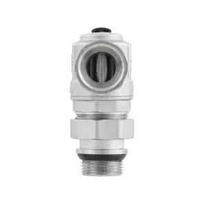 Кран кульовий з американкою кутовий Raftec GOLD PN50 ВН 1" GRDA03 №6