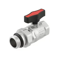 Кран шаровый с американкой Raftec GOLD PN50 ВЗ 1" GRDS03