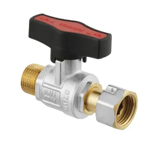 Кран кульовий з накидною гайкою Raftec GOLD PN64 ВЗ 1/2" GRGMS1 №2