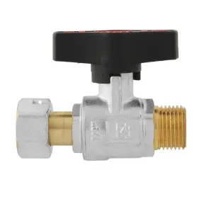 Кран кульовий з накидною гайкою Raftec GOLD PN64 ВЗ 1/2" GRGMS1 №3