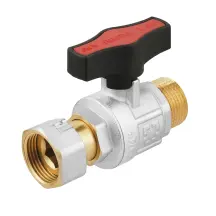 Кран шаровый с накидной гайкой Raftec GOLD PN50 ВН 3/4" GRGMS2