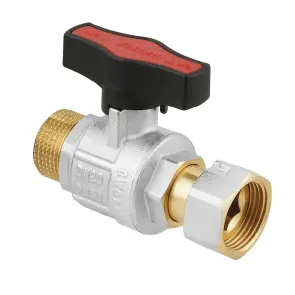 Кран кульовий з накидною гайкою Raftec GOLD PN50 ВН 3/4" GRGMS2 №2
