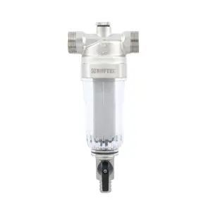 Самопромивний фільтр з манометром 1/2" Raftec RMCF01 №3