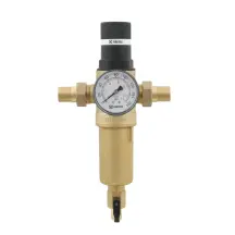 Самопромывной фильтр с редуктором для горячей воды 1/2" Raftec RCFR01-H