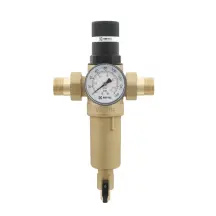 Самопромывной фильтр с редуктором для горячей воды 3/4" Raftec RCFR02-H