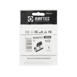 Кран кульовий Raftec BLACK PN10 ВВ 1/2" mini RVHSF01 №4