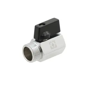 Кран кульовий Raftec BLACK PN10 ВН 1/2" mini RVHSM01 №1