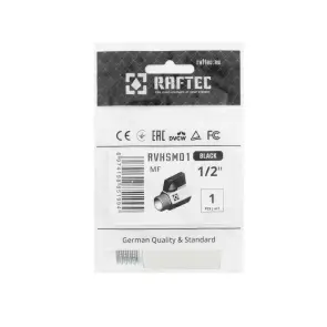 Кран кульовий Raftec BLACK PN10 ВН 1/2" mini RVHSM01 №4