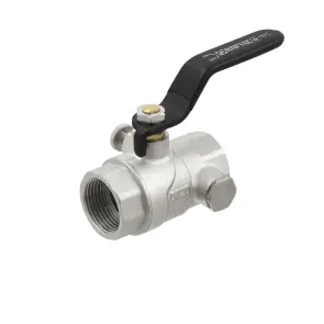 Кран шаровой с дренажом Raftec BLACK DN20 3/4" ВВ WDRH02 №2