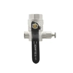 Кран шаровой с дренажом Raftec BLACK DN20 3/4" ВВ WDRH02 №3