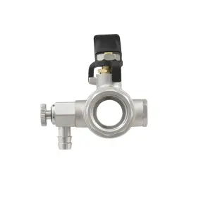 Кран кульовий з дренажем Raftec BLACK DN15 1/2" ВВ WDRH01 №3