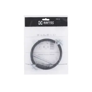 Хомут трубний Raftec (гайка (М8+10)+шуруп) 4" (108-114) RHO-108114 №5