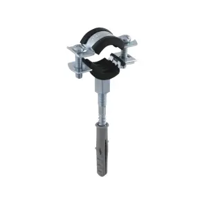 Хомут трубний Raftec ((гайка (М8+10)+шуруп) 1" (32-35) RHO-3235 №1