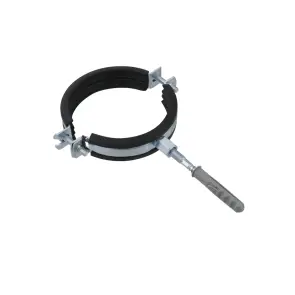 Хомут трубний Raftec (гайка (М8+10)+шуруп) 2 1/2" (74-80) RHO-7480 №2