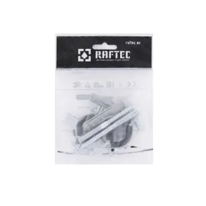 Хомут трубный Raftec (гайка (М8+10)+шуруп) 1/2" (20-23) RHO-2023 №5