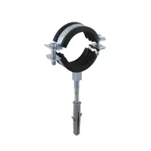 Хомут трубный Raftec ((гайка (М8+10)+шуруп) 1 1/4" (40-46) RHO-4046