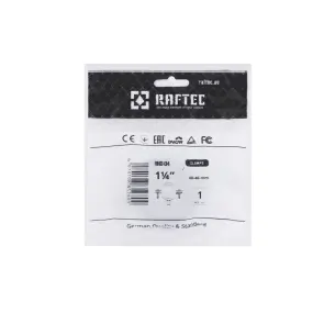 Хомут трубний Raftec ((гайка (М8+10)+шуруп) 1 1/4" (40-46) RHO-4046 №6