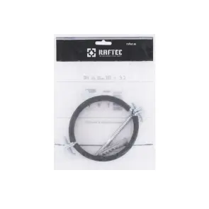 Хомут трубний Raftec (гайка (М8+10)+шуруп) 3 1/2" (101-106) RHO-101106 №5