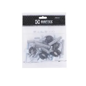 Хомут трубний Raftec (гайка М8+шуруп) 3/8" (15-19) RHO-1519 №5