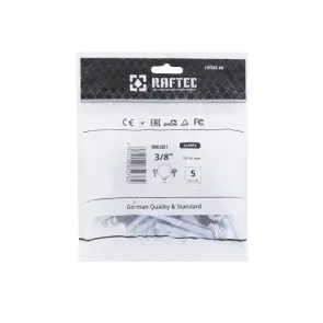 Хомут трубний Raftec (гайка М8+шуруп) 3/8" (15-19) RHO-1519 №6