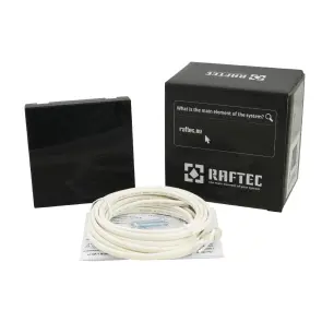 Цифровий терморегулятор для теплої підлоги Raftec WiFI (BLACK) R607B №1