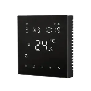 Цифровий терморегулятор для теплої підлоги Raftec WiFI (BLACK) R607B №6