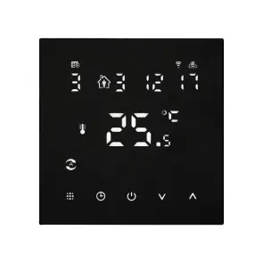 Цифровий терморегулятор для теплої підлоги Raftec WiFI (BLACK) R607B №7