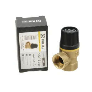 Клапан підривний Raftec PN2 ВВ 1/2" 2 бар RPR012-F №1