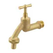 Кран шаровой поливочный Raftec GOLD НН 1/2" GKP01