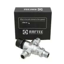 Триходовий змішувально-розподільний клапан Raftec 3/4" RTSM02