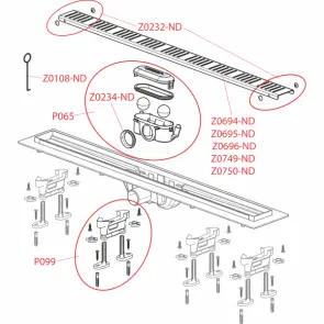Трап зливний Alcaplast APZ13-DOUBLE9-950 №3