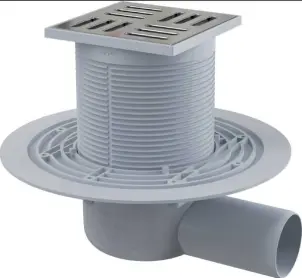 Трап зливний Alcaplast 105х105/50 мм APV101 №1