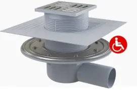 Трап сливной Alcaplast SMART 105×105/50мм APV1324